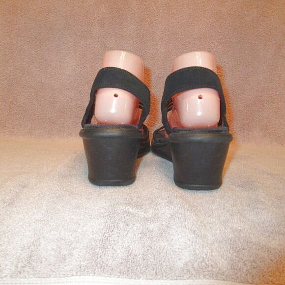 Skechers Cali Rumblers Sci Fi Wedge Sandals Size 11 Platform Slingback Heel Foam - Picture 8 of 9